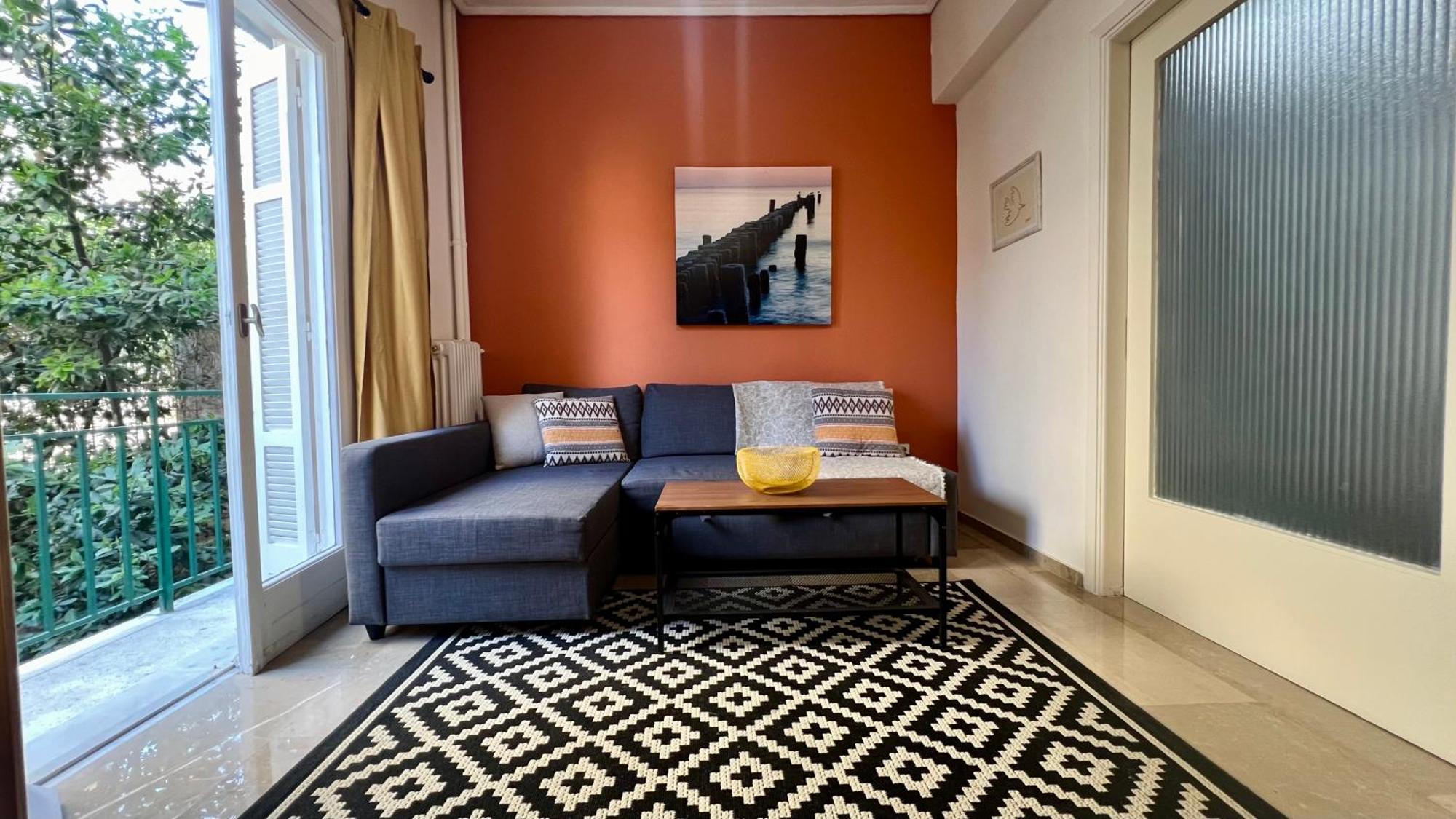 Modern & Cozy 51Sqm Apt In Thisseio Atenas Exterior foto